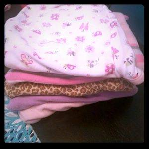 Lot of swaddle blankets